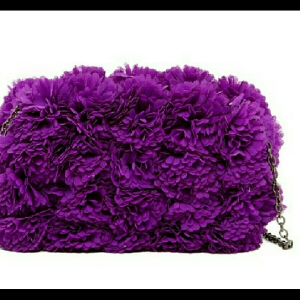 Floral Purple Clutch - SALE!